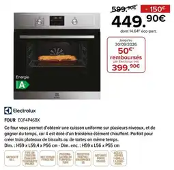 Gitem Electrolux FOUR EOF4P46BX offre
