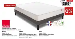 Gitem Epeda ENSEMBLE MATelas + SOMMIER offre