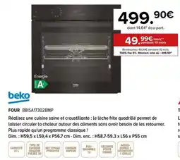 Gitem Beko Four BBISA17302BMP offre
