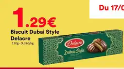 Hmarket Delacre biscuit dubai style offre