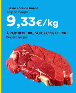 Hmarket Base côte de boeuf offre