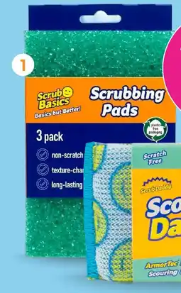 b&m Scrub basics lot de 3 éponges grattantes offre