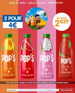 b&m Pop's boisson offre