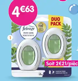 b&m Febreze lot de 2 désodorisants offre