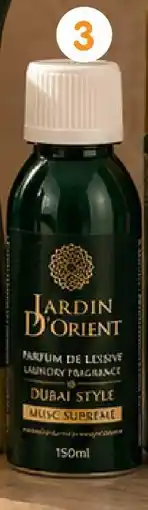 b&m Jardin d'orient parfum linge offre