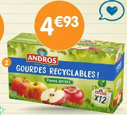 b&m Andros gourdes compotes à la pomme offre