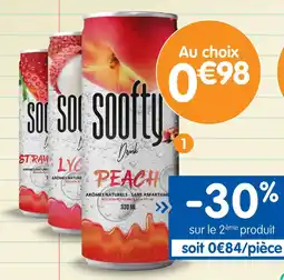 b&m Soofty eau aromatisée offre