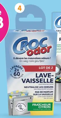 b&m Croc odor lot de 2 désodorisants lave-vaisselle offre