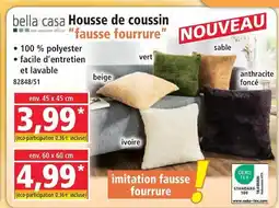 Norma Bella casa housse de coussin ”fausse fourrure” offre