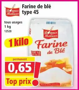 Norma Bonnes malices farine de blé type 45 offre