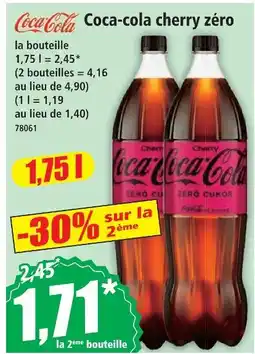 Norma Coca-cola cherry zéro offre