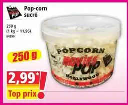 Norma Movies pop pop-corn sucré offre