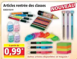 Norma Articles rentrée des classes offre
