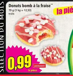 Norma Donuts bomb à la fraise offre