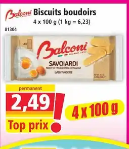 Norma Balconi biscuits boudoirs offre