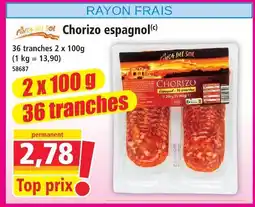 Norma Chorizo espagnol offre