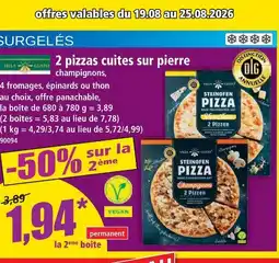 Norma Villa husto pizzas cuites sur pierre offre
