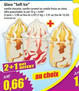 Norma Glace soft ice vanille-chocolat offre