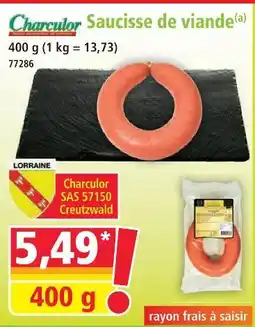 Norma Charculor saucisse de viande offre
