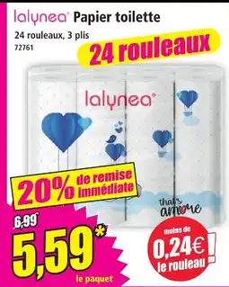 Norma Lalynea papier toilette offre