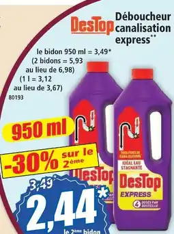 Norma Destop déboucheur canalisation express offre