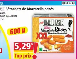 Norma Bâtonnets de mozzarella panés offre