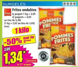 Norma Potato master frites ondulées offre