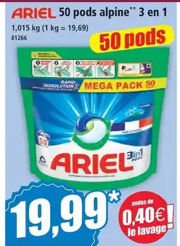 Norma Ariel 50 pods alpine 3 en 1 offre
