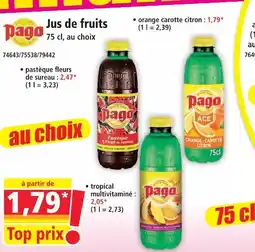 Norma Pago jus de fruits offre