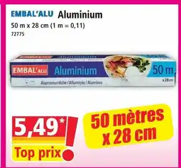 Norma Embal'alu aluminium offre