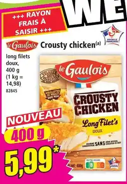 Norma Le gaulois crousty chicken offre