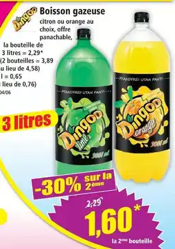 Norma Boisson gazeuse citron offre
