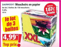 Norma Daunasoft mouchoirs en papier offre
