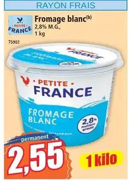 Norma Petite france fromage blanc offre