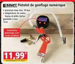Norma Kraft werkzeuge pistolet de gonflage numérique offre