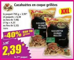 Norma Ardilla cacahuètes en coque grillées offre