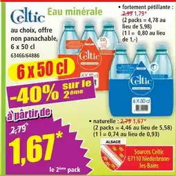 Norma Celtic eau minérale offre