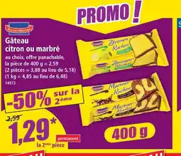 Norma Kuchen meister gâteau citron ou marbré offre