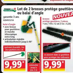 Norma Power garden balai d’angle offre