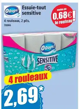 Norma Ooops! essuie-tout sensitive offre