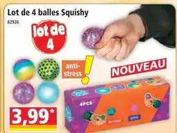 Norma Lot de 4 balles squishy offre