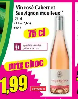 Norma Vin rosé cabernet sauvignon moelleux offre