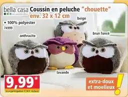 Norma Bella casa coussin en peluche chouette offre