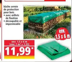 Norma Bâche armée de protection pour bois offre