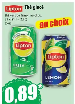 Norma Lipton thé glacé vert offre