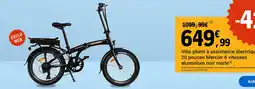 E.Leclerc Sport Mercier - vélo pliant assiátance electrique 20 piques merchiné 6 fitnesses offre