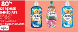 Auchan CAJOLINE Sur la gamme des assouplissants offre