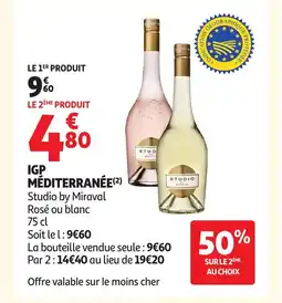 Auchan STUDIO BY MIRAVAL Igp méditerranée offre