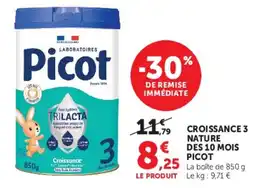 Super U Picot Croissance 3 offre