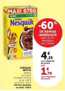 Super U Nestle Nesquik offre